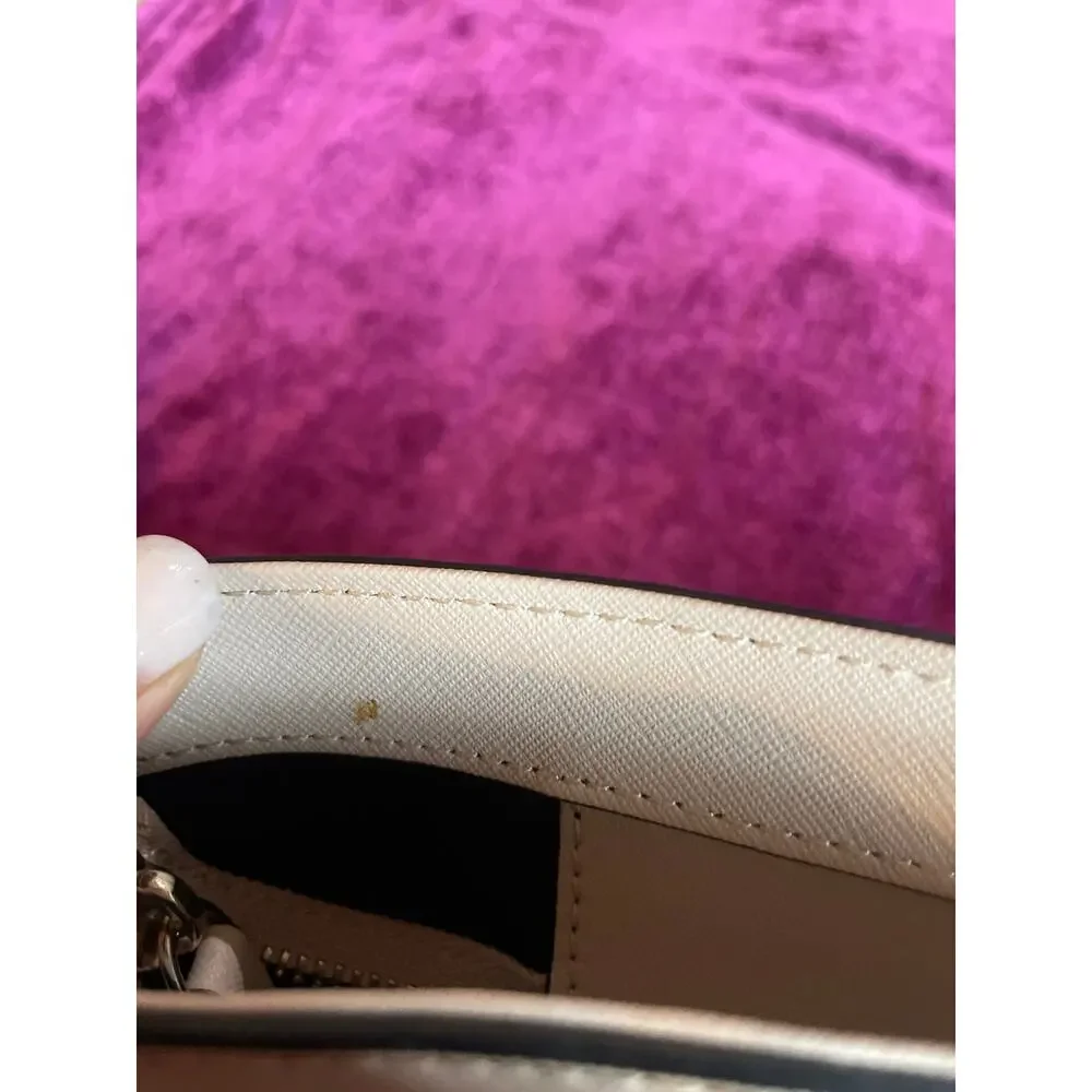 KATE SPADE Laurel Way Dally Bag Shoulder Tote Purse Bone and Black MINIMALIST